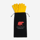 Leather gel & cotton pouch for gloves (free)