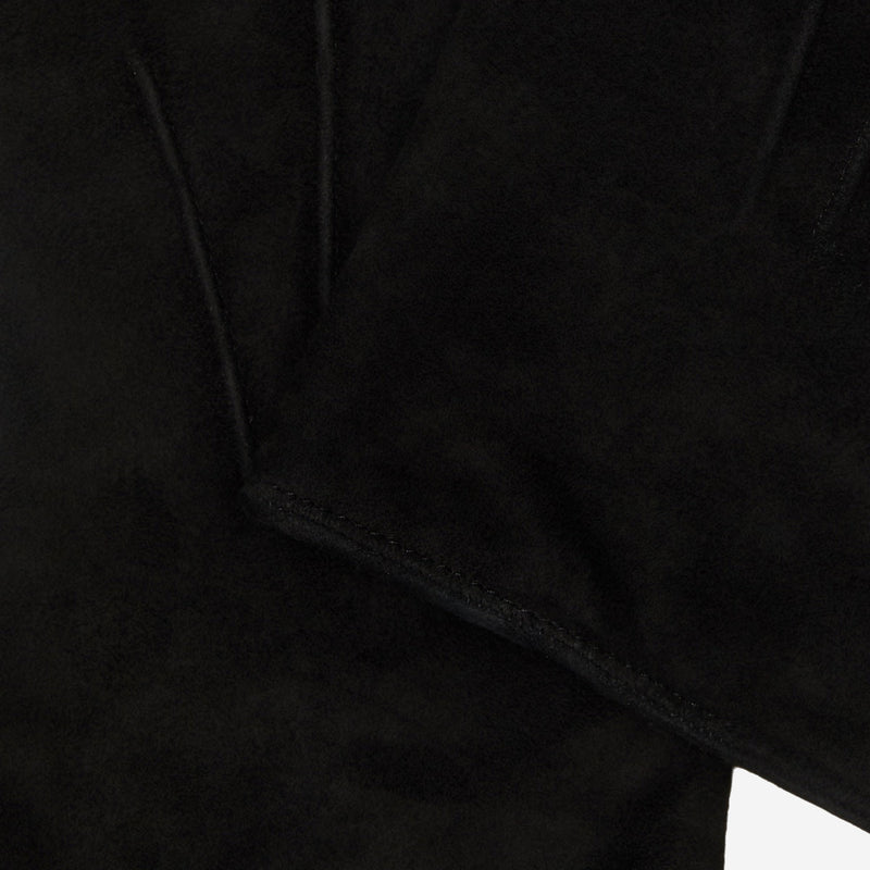 Angelo (black) - suede leather gloves with luxurious cashmere lining