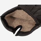 Donatella (black) – Luxurious Italian peccary leather gloves with cashmere lining